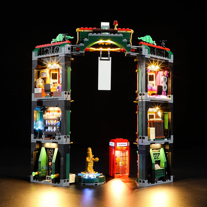 Add led lights to The Ministry of Magic 76403