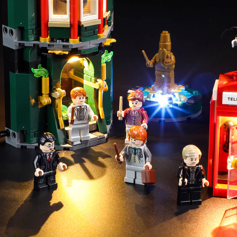 light up lego Ministry of Magic 76403