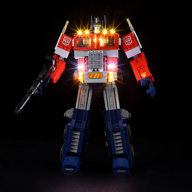 transformers optimus prime lego 10302 set