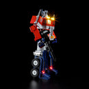 light up Lego Optimus Prime 10302 robot