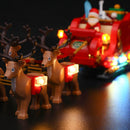 Lego Santa's Sleigh 40499 night mode