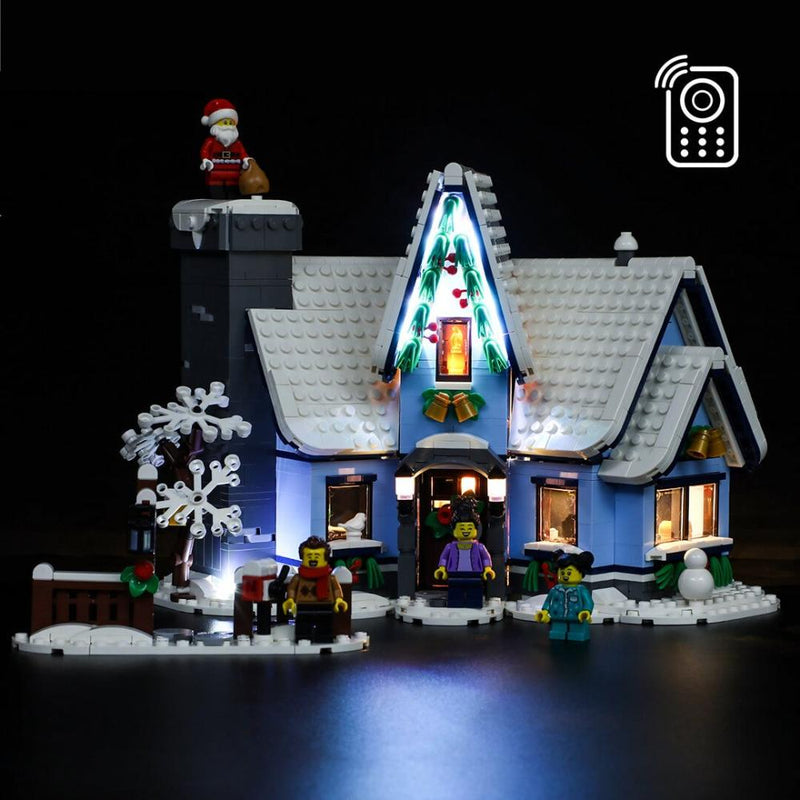  LEGO Icons Santa's Visit 10293 Christmas House Model