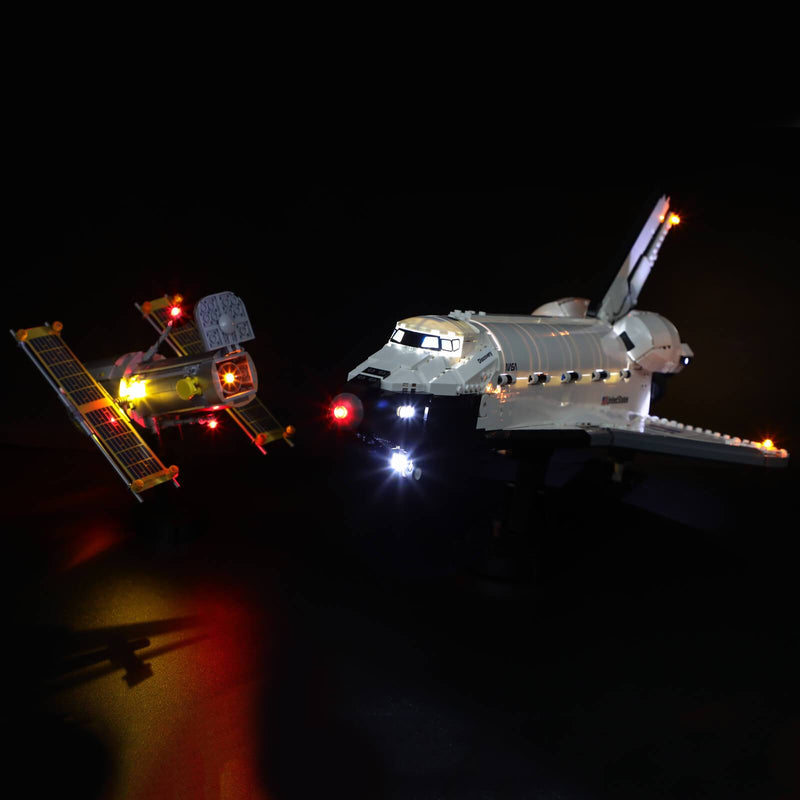 Space Set Light Space Shuttle In Lights