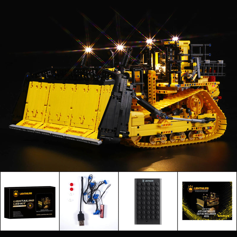 Lightailing light kit for lego technic cat d11t bulldozer 42131
