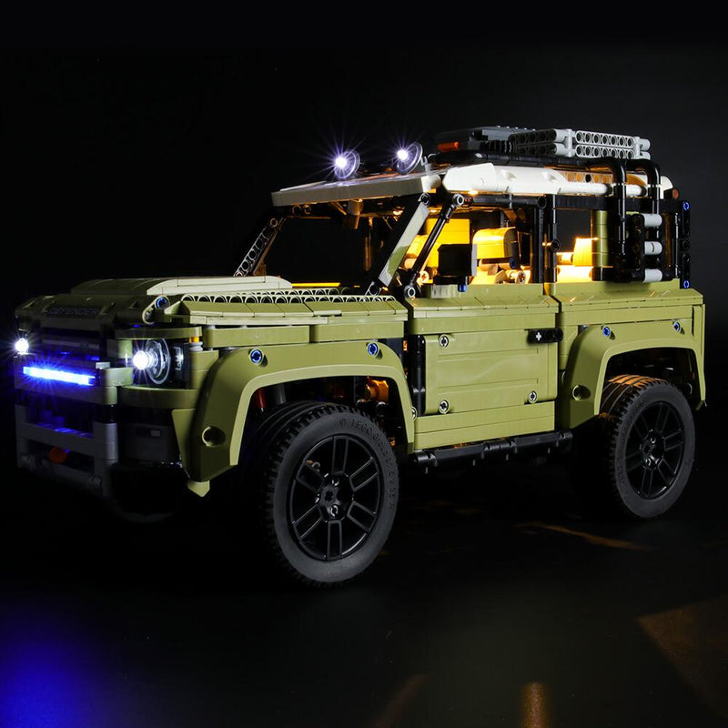 light up lego defender 42110