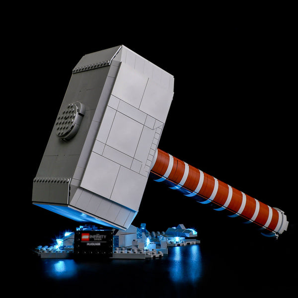 Lego Thor's Hammer with light kit