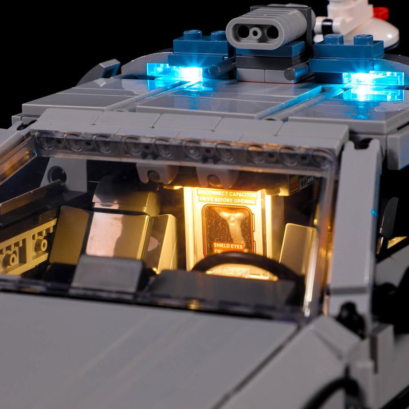Light Up LEGO Back to the Future Time Machine – Custom LED Kit ...