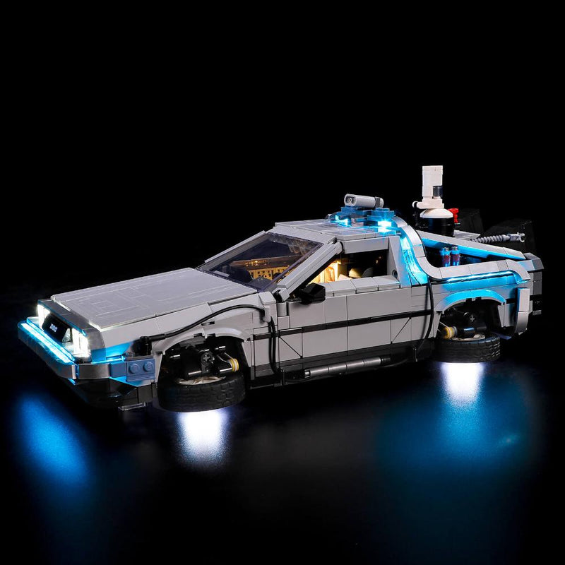 Install light kit to Lego Back to the Future Time Machine 10300