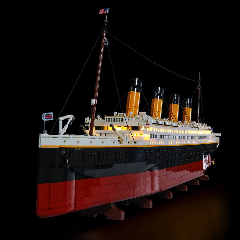 add led lights to lego creator expert 2021 titanic