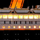 install lights in the Lego Titanic cabin
