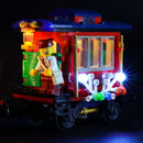 ticket collector in lego holiday train set 