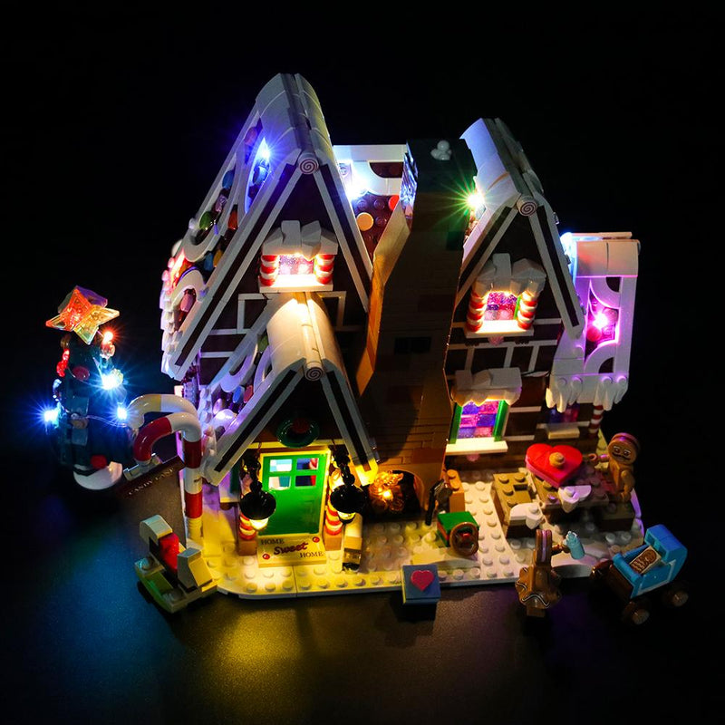 light up lego creator expert gingerbread house 10267