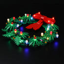 christmas wreath 2-in-1 lego light kit