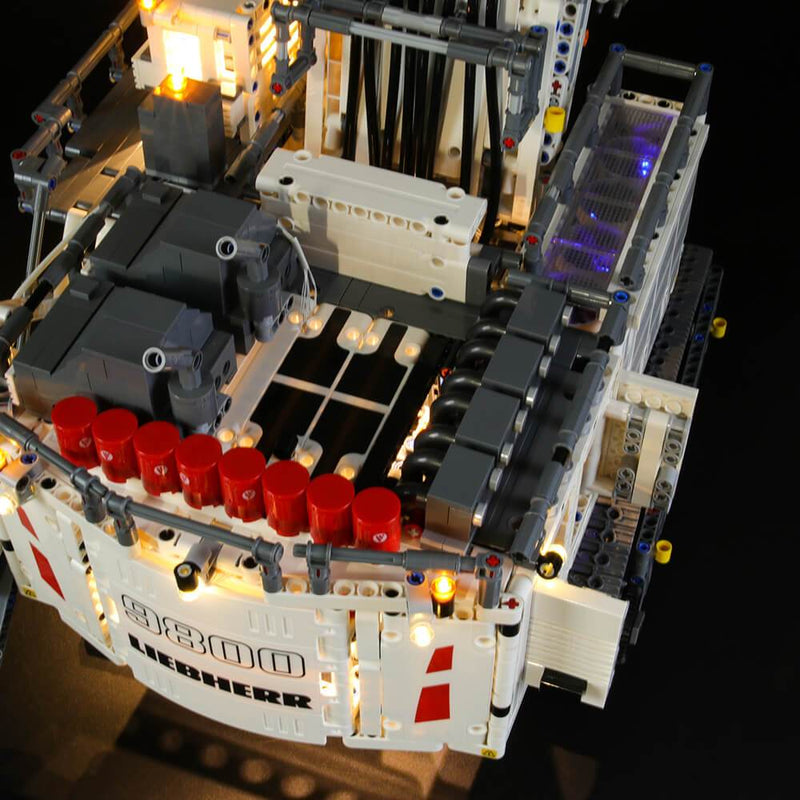 Best Light Kit for Lego Technic Liebherr R 9800 Excavator 42100