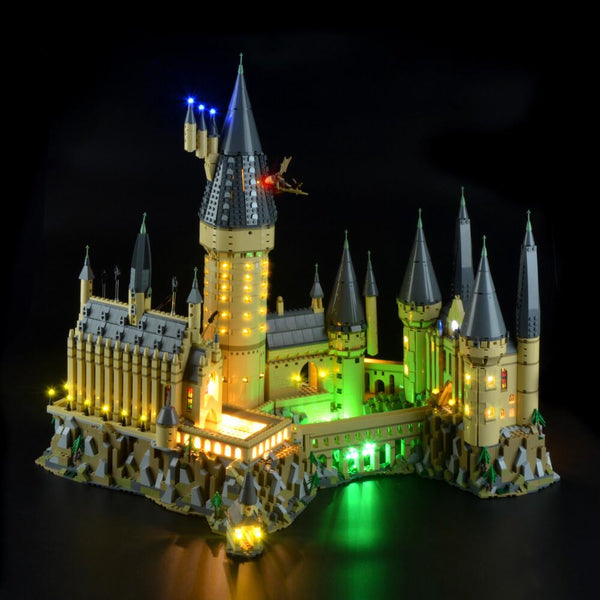 add led lights to lego hogwarts castle 71043