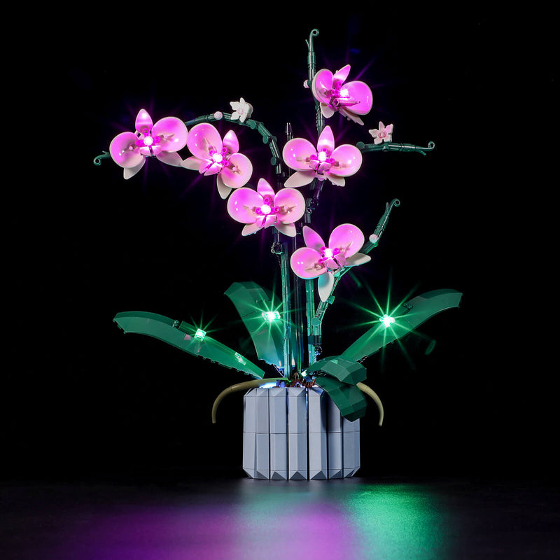 add led lights to lego 10311 Orchid