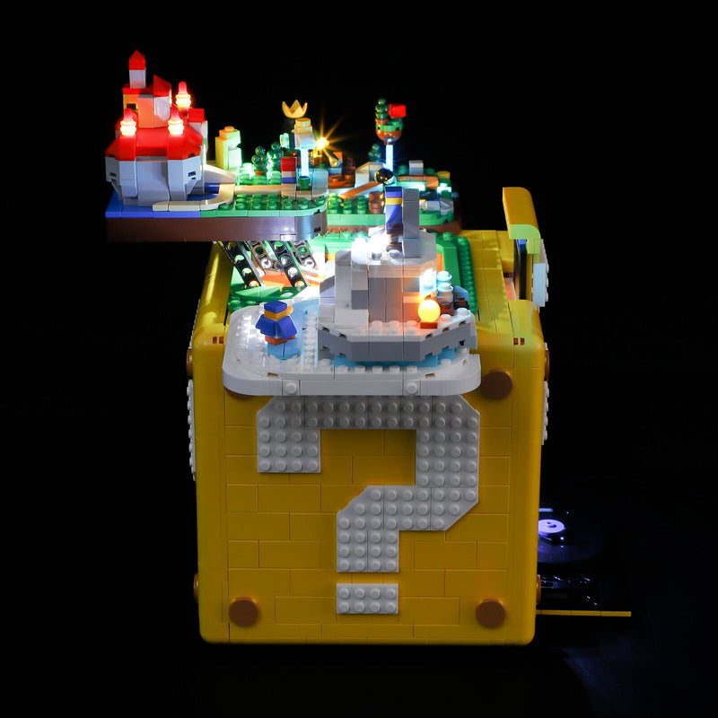 super mario 64 lego cube lighting system