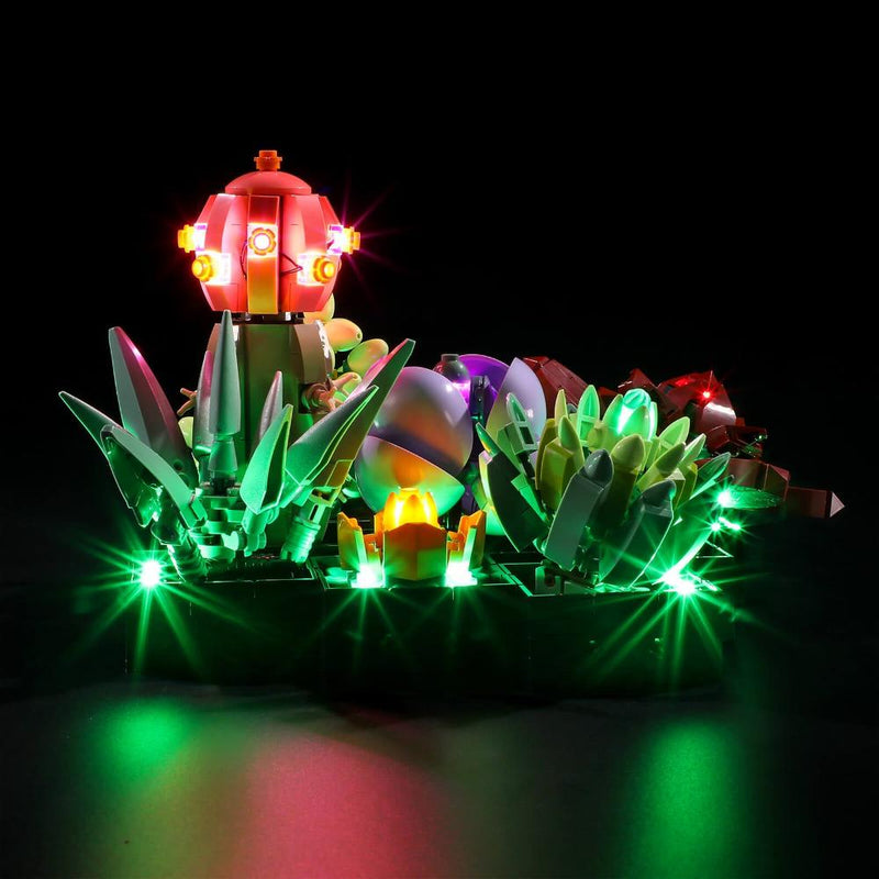 lego succulents 10309 plant decor Lego Succulents 10309 Light Kit (Don't Miss Out)