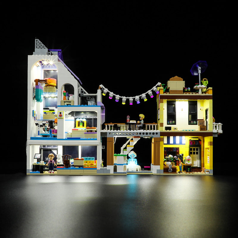 add led lights to Lego Downtown Flower and Design Stores 41732