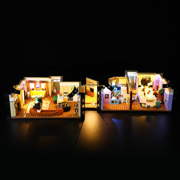 light up friends apartment lego set