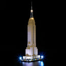 put lights in lego empire state building 