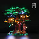 use remote to control the lights of lego treehouse 21318
