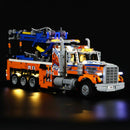 lego technic heavy duty tow truck with lights