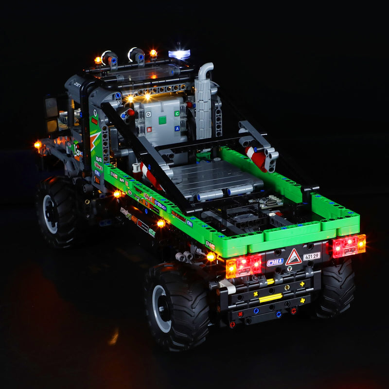 lego mercedes benz zetros with lgihts