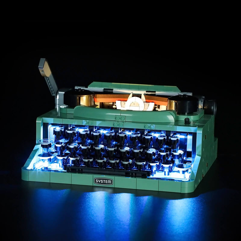 Kit luci LED per macchina da scrivere Lego 21327 idee, set di illuminazione  USB compatibile con Lego 21327 (solo luci, senza modelli Lego) (classico) :  : Giochi e giocattoli