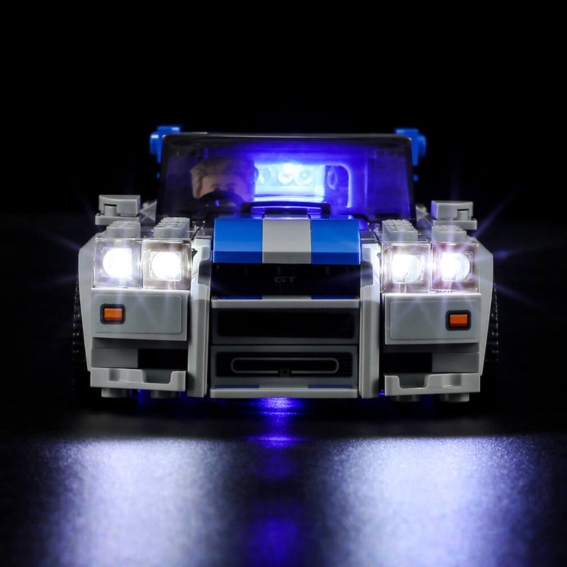 Light Kit For Lego 2 Fast 2 Furious Nissan Skyline GT-R (R34) 76917 –  Lightailing