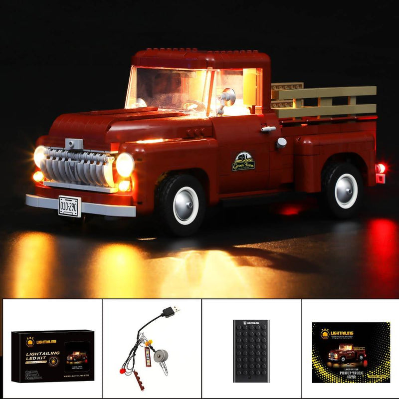 Kit d'éclairage LED Game of Bricks pour camionnette LEGO 10290