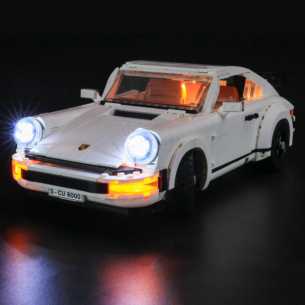 Add led lights to Lego Porsche 911 10295