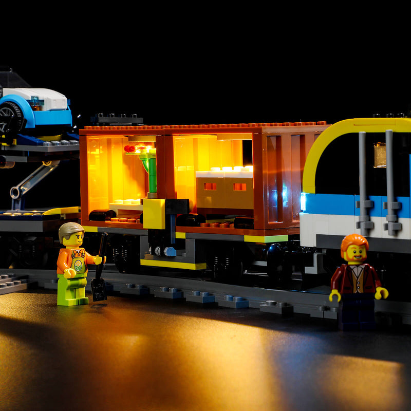 Install Lightailing Light Kit For Lego Freight Train 60336 