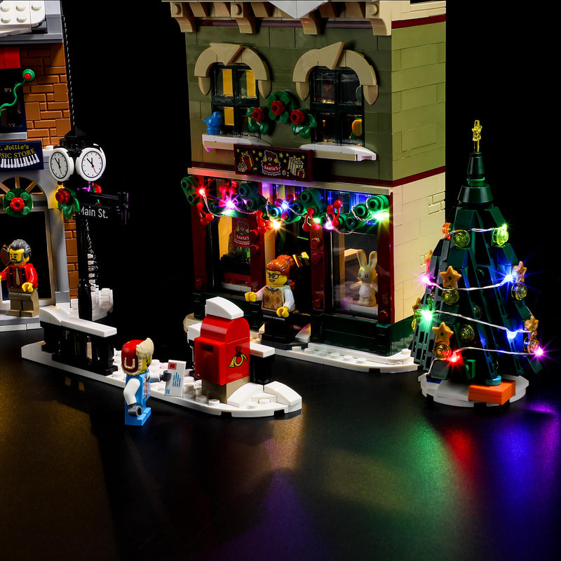 light up Lego Holiday Main Street 10308
