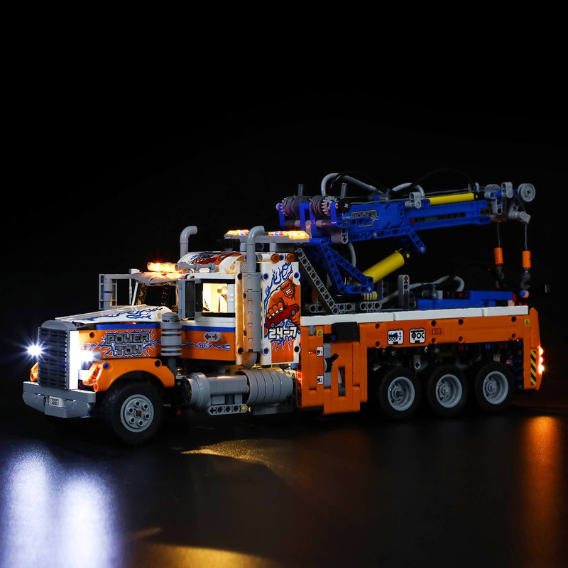 lego 42128 heavy duty tow truck with lights