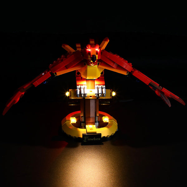 lighting lego harry potter fawkes the phoenix