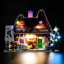 gingerbread house lego set light kit