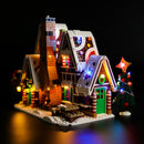 lego creator expert gingerbread house 10267 with lights