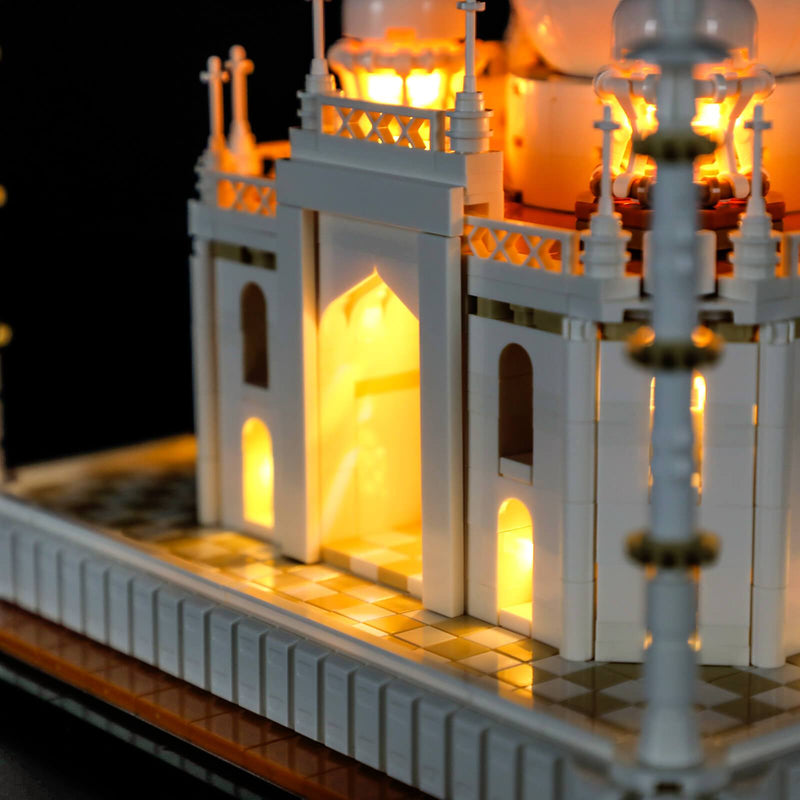 lighting lego taj mahal front door