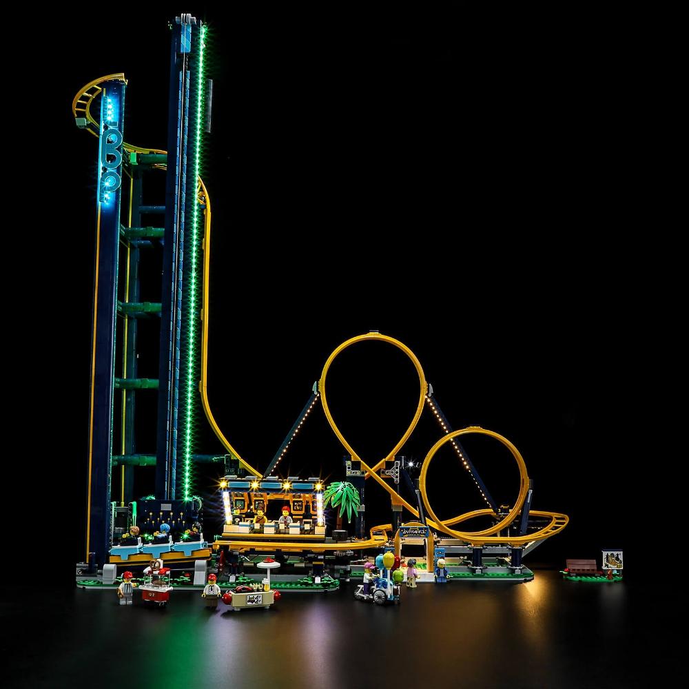 light up lego Icons Loop Coaster 10303