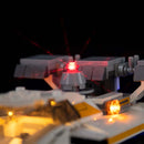 add red led lights to lego 75290