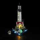 add led lights to Lego Motorized Lighthouse 21335