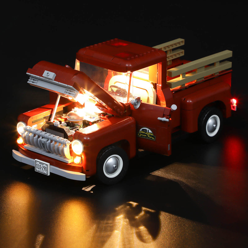 Pickup Truck 10290 lego engin with lights
