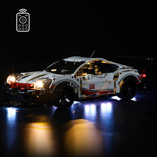 add lights to lego technic porsche 911 42096