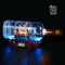 lego boat in a bottle led lighting kit with remote control