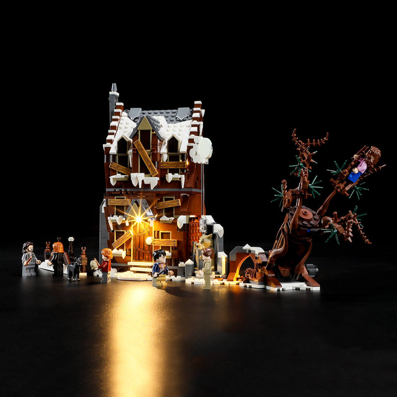 add led lights to Shrieking Shack & Whomping Willow 76407