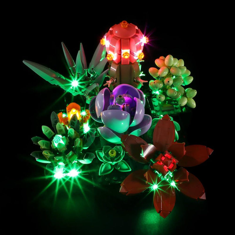 succulent string lights Lego Succulents 10309 Light Kit (Don't Miss Out)