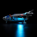 add led lights to The Avengers Quinjet 76248