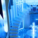 grand staircase of the lego ice castle