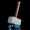 add led lights to Lego Thor's Hammer